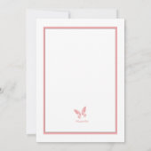 Boterfly Meadow Weddenschap Kaart (Achterkant)