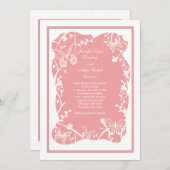 Boterfly Meadow Weddenschap Kaart (Voorkant / Achterkant)