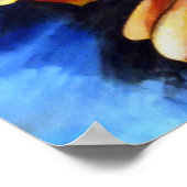 Boterfly meisje surrealistische originele fantasie poster (Hoek)