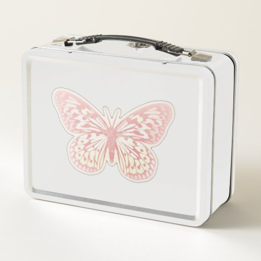 Boterfly Metal Lunch Box (Achterkant)