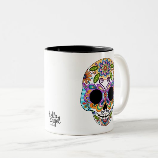 Boterfly Mok schedel (Voorkant rechts)