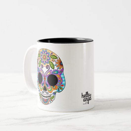 Boterfly Mok schedel (Voorkant links)