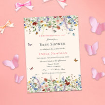 Boterfly onderweg | Baby shower van Floral Girl