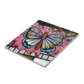 Boterfly op film tegeltje (Zijkant)