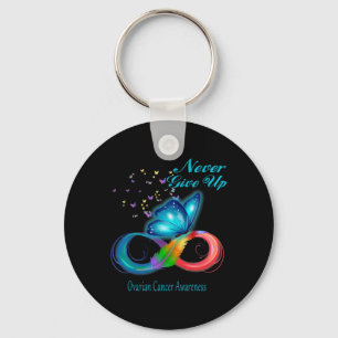 Boterfly Ovarium Cancer Awareness Sleutelhanger