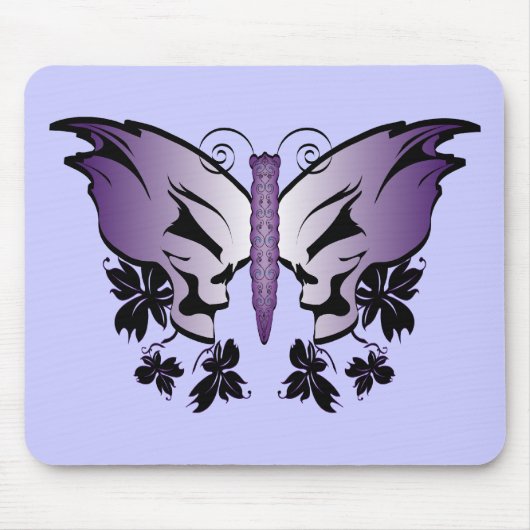 Boterfly Paars Muismat (Voorkant)