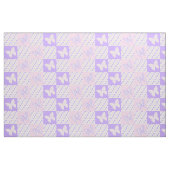Boterfly Paarse roze pooldots Stof (Yard (91,4 cm))