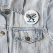 Boterfly Prostate Cancer Awareness Ronde Button 5,7 Cm (In situ)
