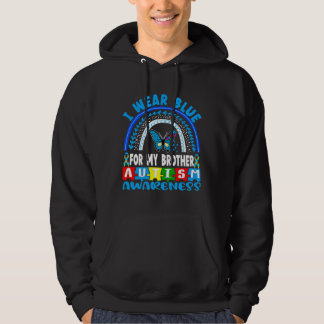 Boterfly Rainbow Autisme Brother Hoodie