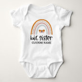 Boterfly Rainbow Big Sister Romper (Voorkant)