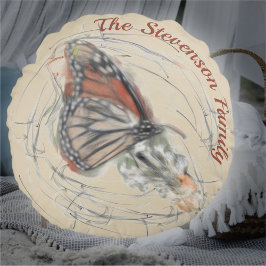 Boterfly-serie Magic Rond Kussen