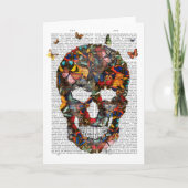 Boterfly Skull Kaart (Voorkant)