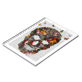 Boterfly Skull Notitieboek (Linkerzijde)