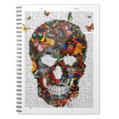 Boterfly Skull Notitieboek (Voorkant)