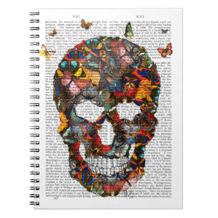 Boterfly Skull Notitieboek