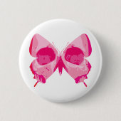 Boterfly Skull Ronde Button 5,7 Cm (Voorkant)
