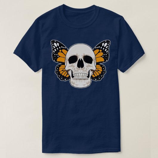 Boterfly Skull T-shirt (Design voorkant)