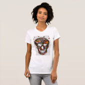 Boterfly Skull T-shirt (Voorkant volledig)