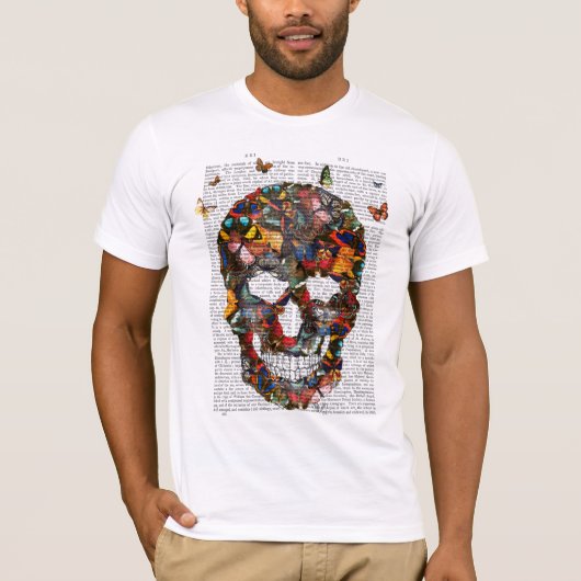 Boterfly Skull T-shirt (Voorkant)