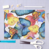 Boterfly Splash Colorful Decoupage Tissuepapier (Craft)