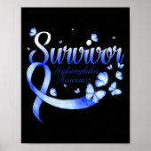 Boterfly Survivor Hydrocephalus Awareness Poster (Voorkant)