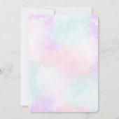 Boterfly-uitnodiging Kaart (Achterkant)