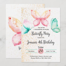 Boterfly-uitnodiging