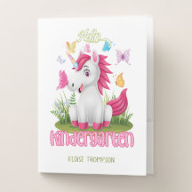Boterfly Unicorn Kindergarten Terug naar school