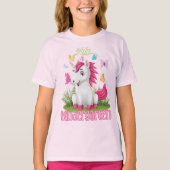 Boterfly Unicorn Kindergarten Terug naar school T-shirt (Voorkant)