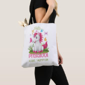 Boterfly Unicorn Preschool Terug naar school Tote Bag (Dichtbij)