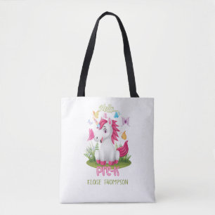 Boterfly Unicorn voor de eerste dag van de Keer Te Tote Bag