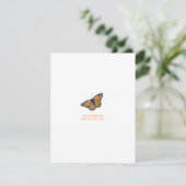 Boterfly Valentijn Holiday Kaart (Staand voorkant)