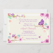 Boterfly Valley Invitation Kaart (Voorkant)