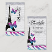 Boterfly Visitekaartje Paris Eiffeltoren (Voorkant / Achterkant)