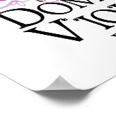 Boterfly voor huiselijk geweld poster (Hoek)