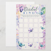 Boterfly Vrijgezellenfeest Bingo Game (Voorkant / Achterkant)