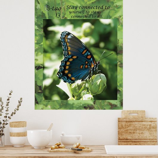 Boterfly Way 13 - Blijf online Poster (Keuken)