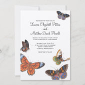 Boterfly Wedding Invitation Kaart (Voorkant)