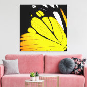 Boterfly Wing - Oranje meeuw Canvas Afdruk (Insitu (Woonkamer))