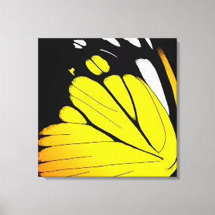 Boterfly Wing - Oranje meeuw Canvas Afdruk