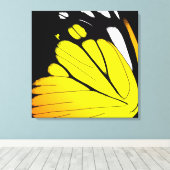 Boterfly Wing - Oranje meeuw Canvas Afdruk (Insitu (Houten vloer))