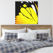 Boterfly Wing - Oranje meeuw Canvas Afdruk (Insitu (Slaapkamer))