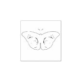 Boterfly Wood Art Stamp Rubberstempel (Afrduk)