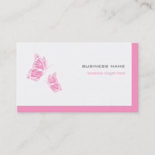 Boterfroze en witte elegante moderne Eenvoudige 2 Visitekaartje