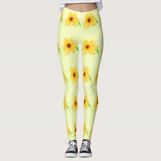 botergeel leggings (Voorkant)
