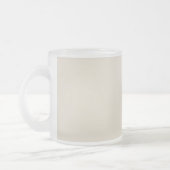 Botergeel Wit Matglas Koffiemok (Links)