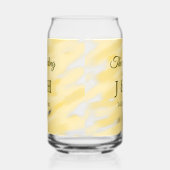 Botergele pastel op de bruiloft van echtpaar Le Blikvorm Glas (Rechts)