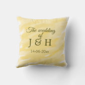 Botergele pastel op de bruiloft van echtpaar Le Kussen (Achterkant)