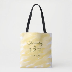 Botergele pastel op de bruiloft van echtpaar Le Tote Bag