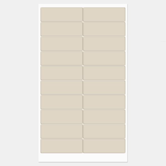 Botergele Waterproof Labels (Vel)